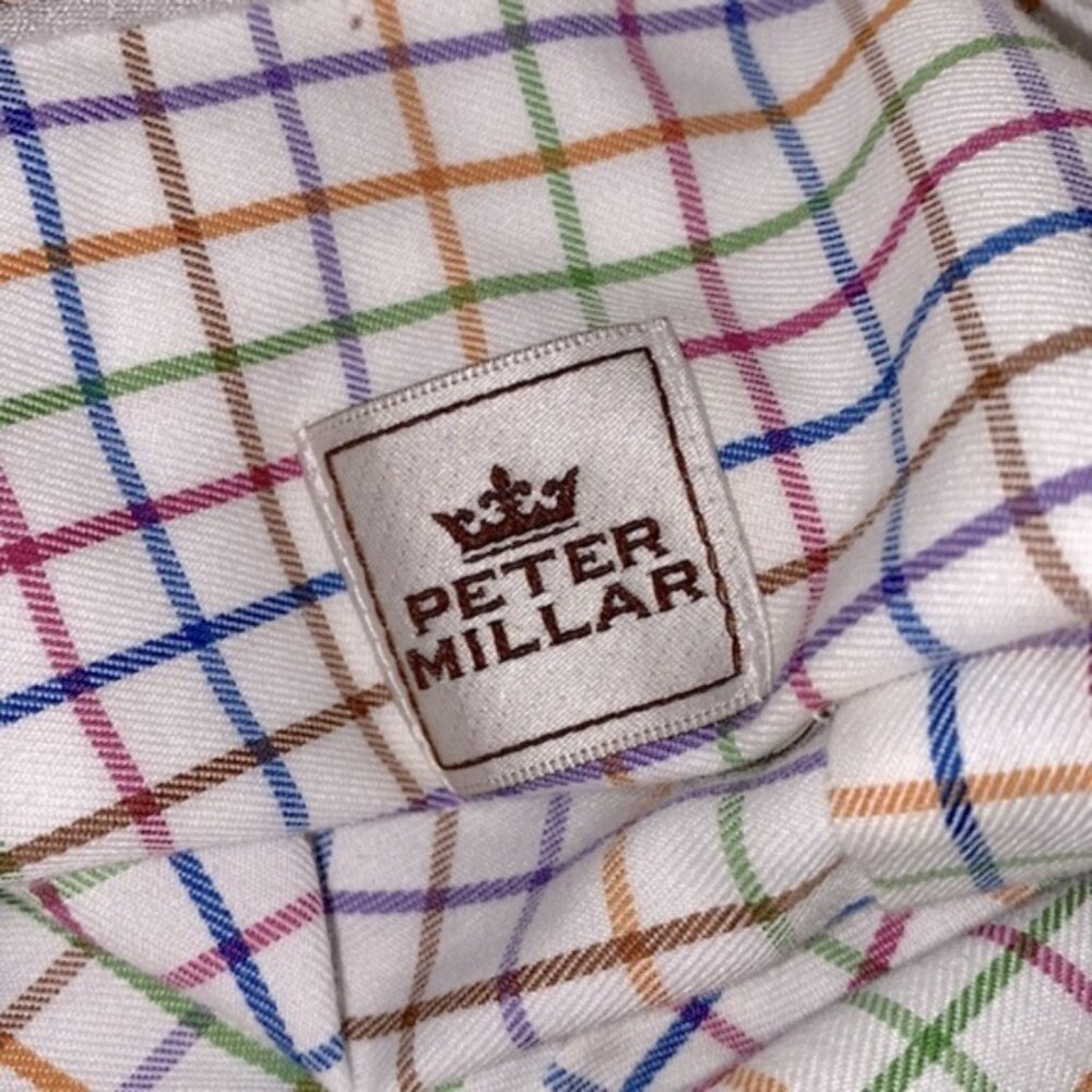 Peter Millar size large button down cotton shirt - image 4